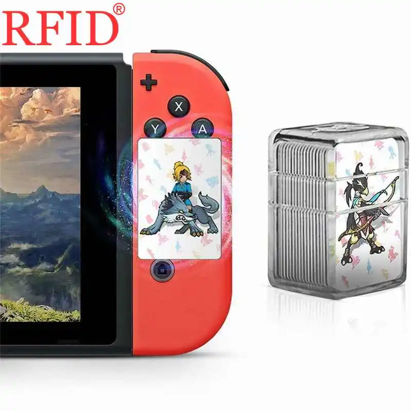 

Full Set 24Pcs The Legend Of Zelda Breath Of The Wild NFC Tag Game Cards Collection Mini PVC Tag Card NS Switch WiiU