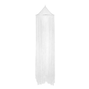 

Elegant Round Lace Insect Bed Canopy Netting Curtain e Mosquito Net,White