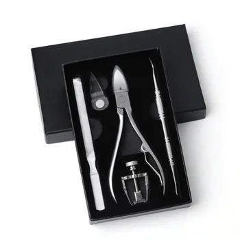 

5pcs Ingrown Toe Nail Fixer Surgical Pedicure Toenail Recover Nail Correction Tool Stainless Steel Nail Clipper Nailfile nails