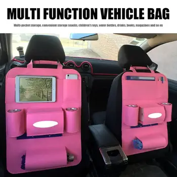 

Multi-Pocket Car Seat Storage Bag Elaborate Manufacture Prolonged Durable Back Seat Organizer Box Pad Cup Storage Holder