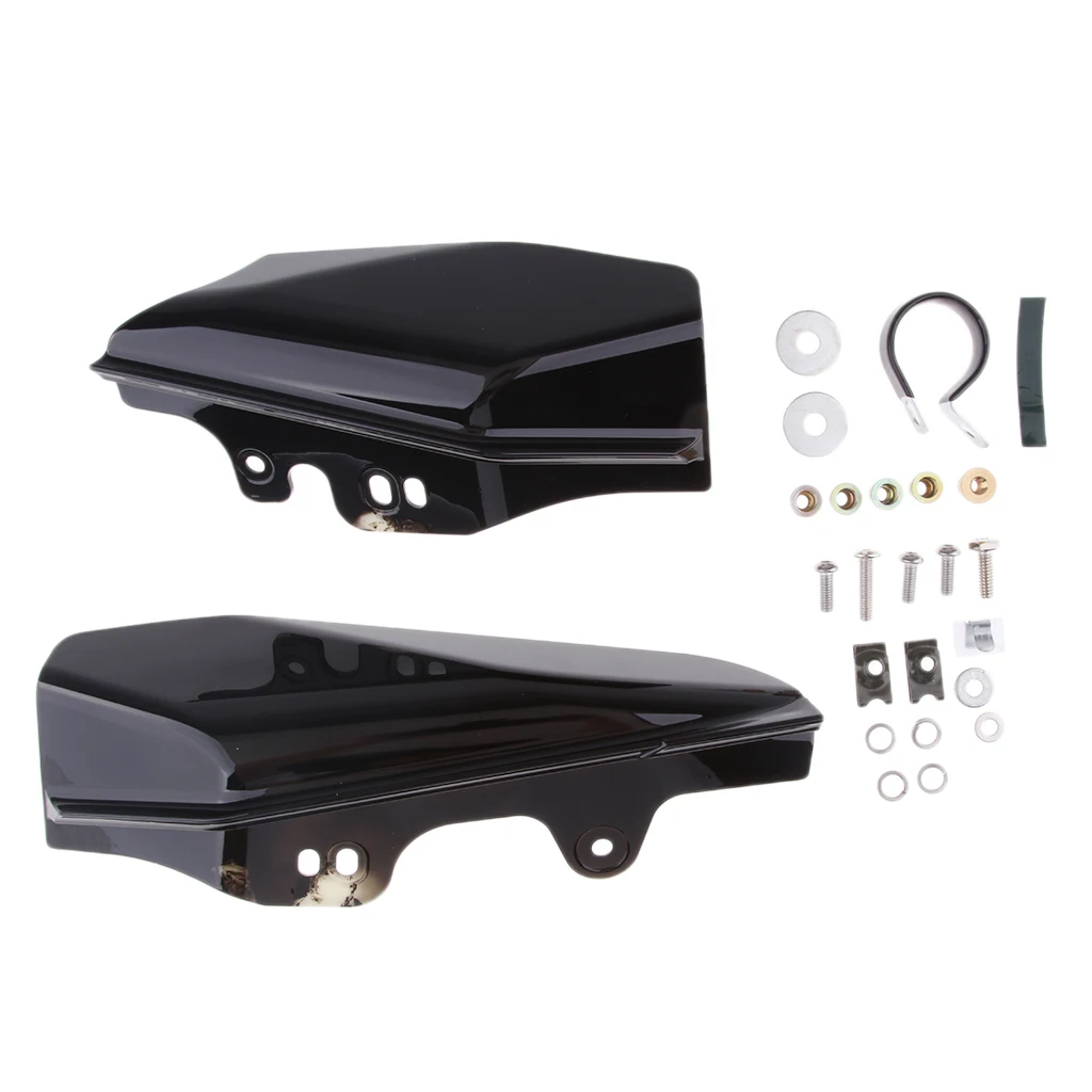 Black Mid-Frame Air Deflectors For Harley CVO Electra Street Glide 2009-2016
