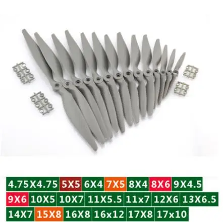 

10pcs/lot Apc propeller knife horse paddle(14X7 13X6.5 12X6 11X5.5 10X7 8X6 8X4 7X5 6X4 for choose) Wholesale