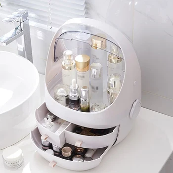 

BOX Cosmetics Storage Box Waterproof and Dustproof Bathroom Large Makeup Organizer Organizers Tools Skin Care Jewelry