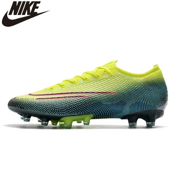 

Nike Superfly 7 Elite SE AG Soccer Shoes Flyknit 360 Mercurial Superfly Electroplated Low Knitting Sneakers Men Football Cleats