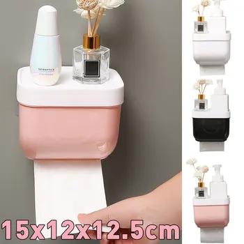

Wall Mounted Press open Tissue Dispenser Tissue Box Bathroom Waterproof Deck Paper Towel Boxes Rolled Paper Storage Box Drawer