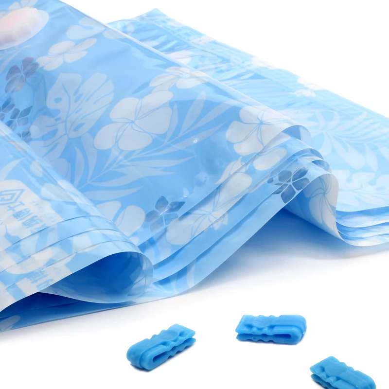 11PCS Thickened Vacuum Storage Bag For Cloth Compressed Bag with Hand Pump Reusable Blanket Clothes Quilt Organizer