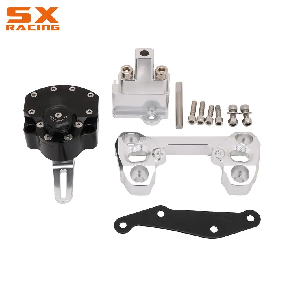 Motorcycle CNC Aluminum Support Steering Damper Stabilizer Holder Bracket Kit For Yamaha MT FZ MT-09 FZ-09 201718 2019 17-19