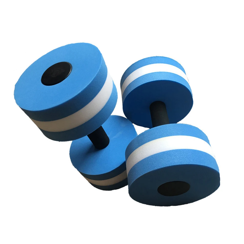 2pcs EVA Water Aquatics Fitness Dumbbell Swimming Pool Aerobics Exercise Workout Medium Aquatic Barbell Training | Спорт и