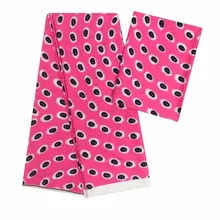 Атласная шелковая ткань, 4+ 2 ярдов/партия, цветная, быстрая, Nigrian, дизайн, Африканский воск, узор, атласная шелковая ткань для одежды YB102505