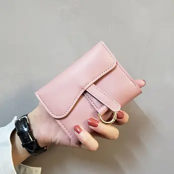 

Leather Wallet Fashion Short wallet Women Wallets Female Purse Hasp Card Holder Wallet High Quality Clutch Small Purse Wallet