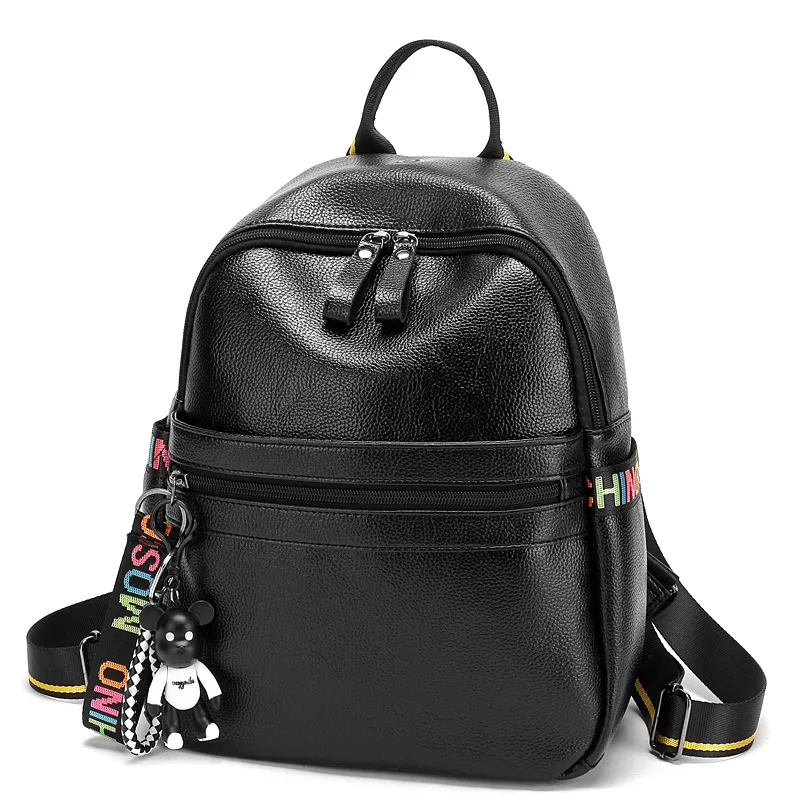 

Korean version of a versatile anti-theft lady's travel bag for students black backpack women backpack luxury backpack