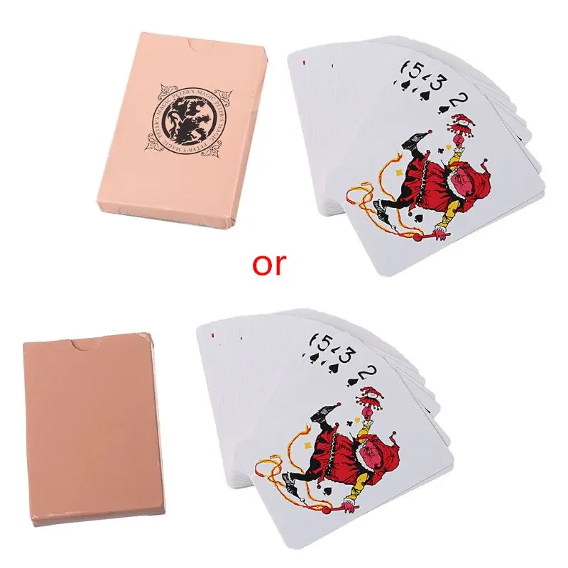 

Ultra-thin Plastic Playing Cards Set Trend 54pcs Deck Poker Classic Magic Tricks Tool Magic Poker Card Magician Props Bar Party