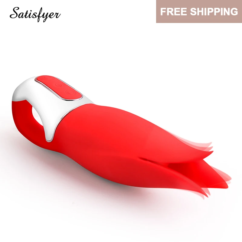 Немецкий вибратор satisfyer для женщин мощный цветочный 12 режимов Стимулятор клитора