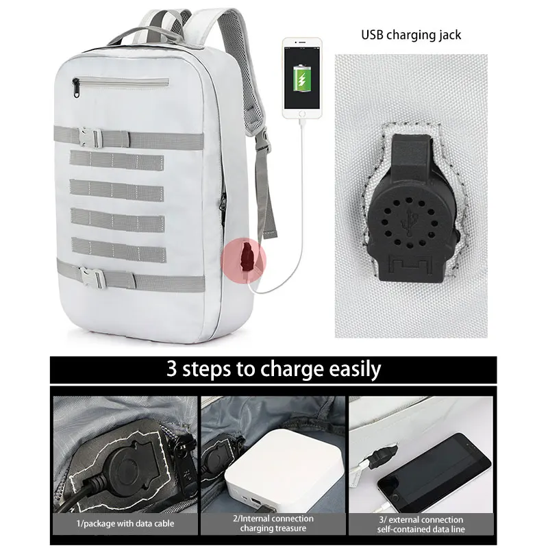 Водонепроницаемый рюкзак для скалолазания, рюкзак с USB зарядкой, противоугонная уличная сумка, походный рюкзак для путешествий, Женская Трекинговая сумка для мужчин