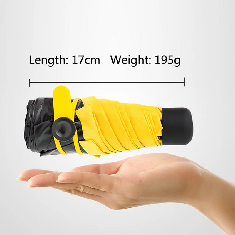 Складной зонт Дамский подарок карманный зонтик УФ водонепроницаемый