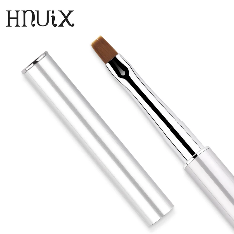 Художественная кисточка для ногтей ручка стразы алмазная металлическая