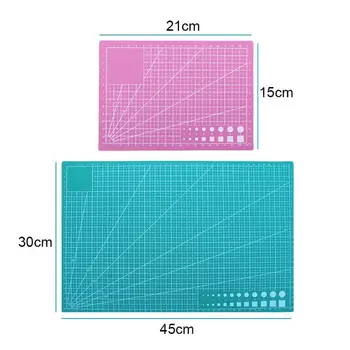 

A5/A3 PVC Paper Cutting Mat Board DIY Patchwork Mat Pad Self-healing Leather Cutting Mat For Writing Drawing Desktop Protector