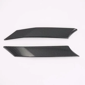 

For Toyota RAV4 2019-2020 Accessories ABS Carbon Exterior C Pillar Decorative Trims 2Pcs