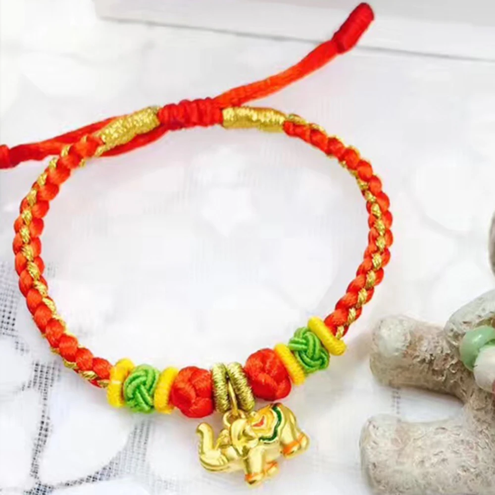 期間限定特価品 女性用イエローゴールド3dロープ織りブレスレット 長さ999 Cm 長さ1 6 7g 長さ24k 象の形 本物の1 5 通販ショッピング Sekkomon Jp