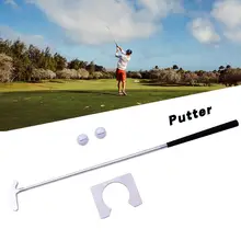 Клюшка для гольфа алюминиевая тренировочная двухсторонняя головка для левого правого поля для гольфа Аксессуары для игры в гольф унисекс клюшка