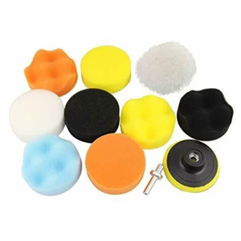 

Supplies Polishing pads 22pcs Set Kit Sponge Drill adapter Waxing Buffing