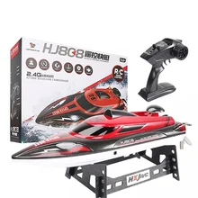 

2021New 808 Rc Boat 2.4G Racing Boat Rechargeable Waterproof Electric Remote Control Boats Anti-collision Protection Toys Boys