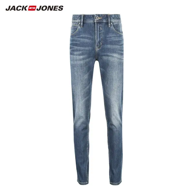 501-Skinny JackJones мужские эластичные мужские джинсы хлопковые джинсовые широкие брюки подходят брюки бренд Мужская одежда 219132584 - Цвет: 501-Skinny