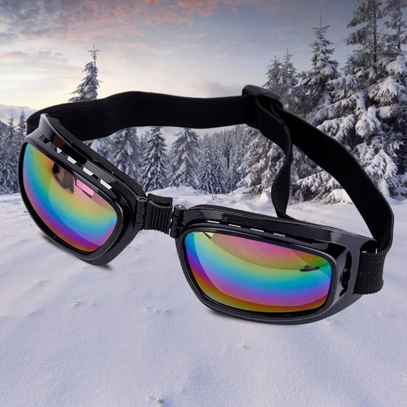Unisex Uv400 Dustproof Windproof Sunglasses Ski Goggles Snowboard