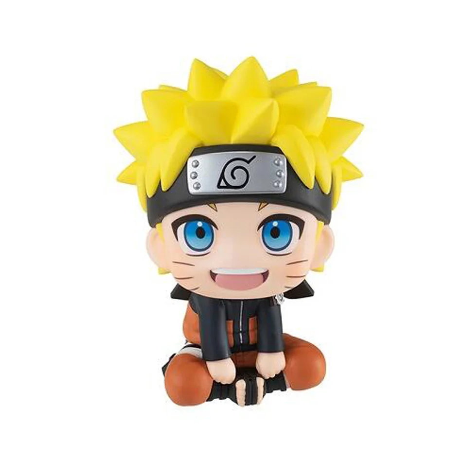 9cm Anime Naruto Figure Uzumaki Naruto Kakashi Uchiha Sasuke Itachi Cute Toys Q Figurals Car decoration Model