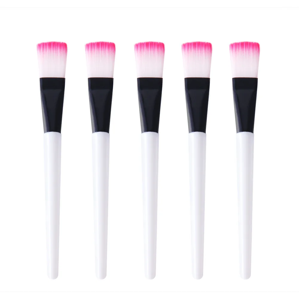 10PCS Soft Cosmetic Makeup Brush DIY Mask Brushes Foundation Skin Face Care Tool Acrylic-Handle Gel Cosmetic Beauty Tools