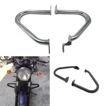 

Motorcycle Black Chrome Engine Guard Bumper Crash Bar Buffer Frame Side Protector for Triumph Bonneville T100/SE T100 2001-2015
