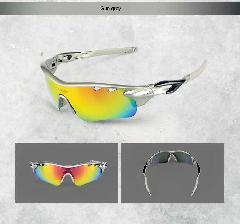 Cycling Sunglasses Outdoor Polarizing Bicycle Riding Glasses Wind-Resistant Sand Fishing Mountain Bike Sports Sun Goggles