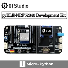 01 estúdio pyble-nrf52840 módulo bluetooth desenvolvimento demonstração placa de baixa potência ble micropython circuitos iot python sem fio