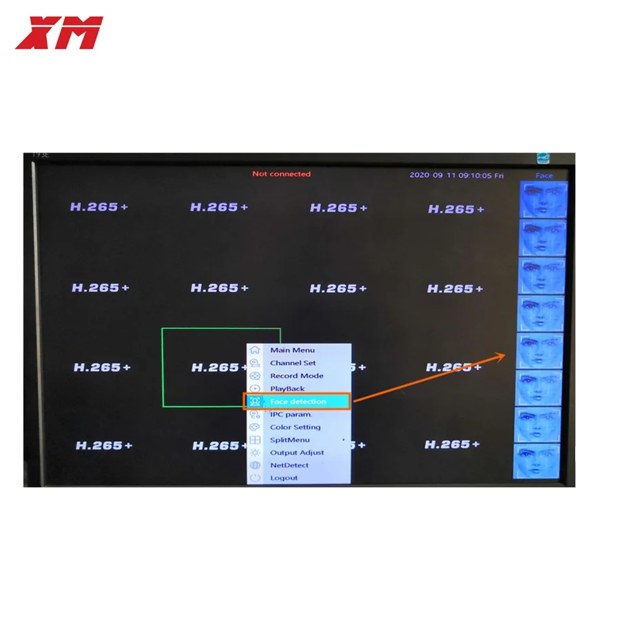 XM 4K 16 Ch NVR H.265 Network Video Recorder 16Channel 5MP 1080P NVR HDMI Output NVR BOARD Support Onvif Mobile monitoring network video recorder