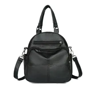 

Women Leather Tote Bag Handbag Purse Shoulder Messenger Backpack Satchel Bags Anti-Theft Rucksack School Travel Bag Satchel