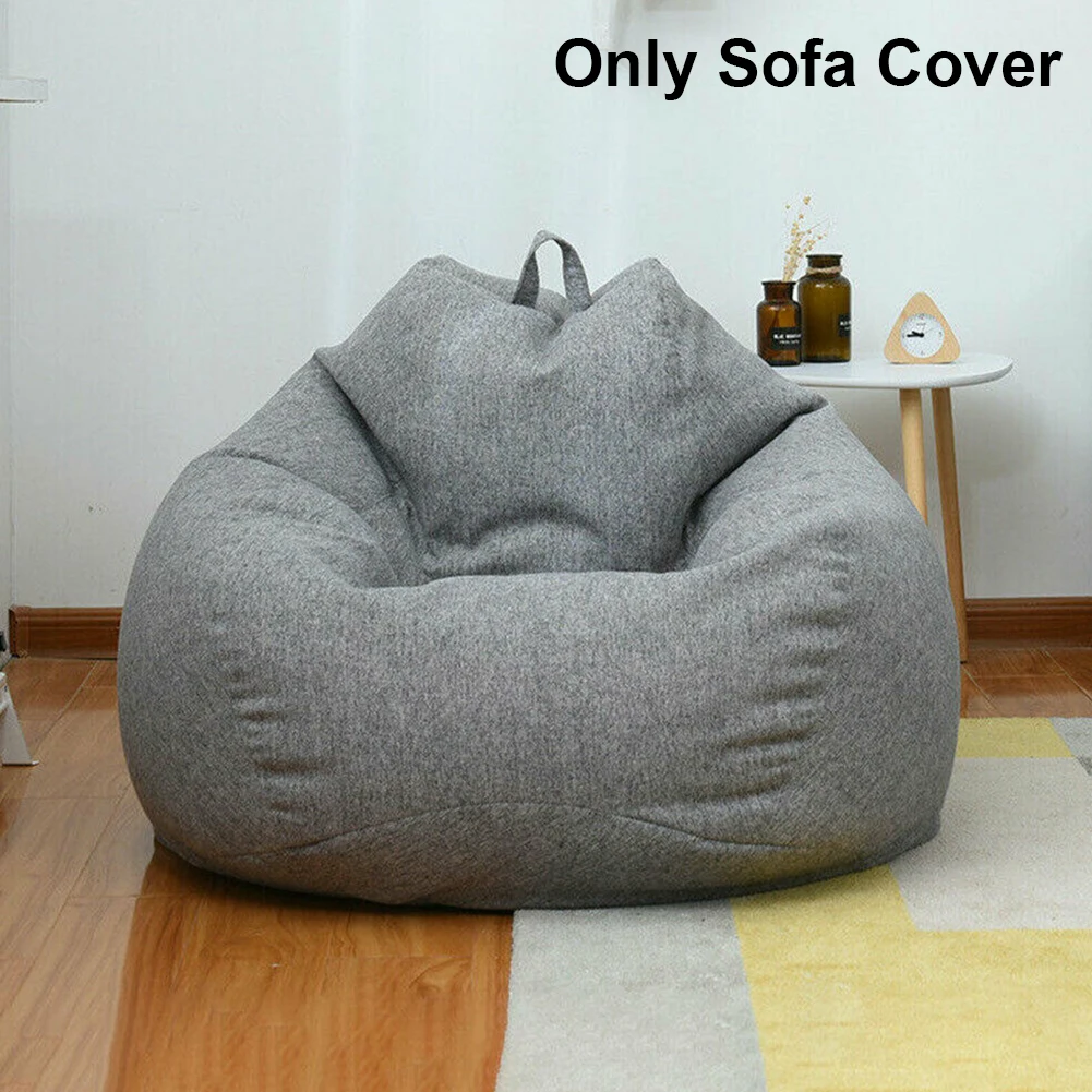 Volwassenen Kids Grote Sofa Couch Cover Indoor Luie Ligstoel Geen Vulling Couch Stoelen Tatami Woonkamer banken| - AliExpress