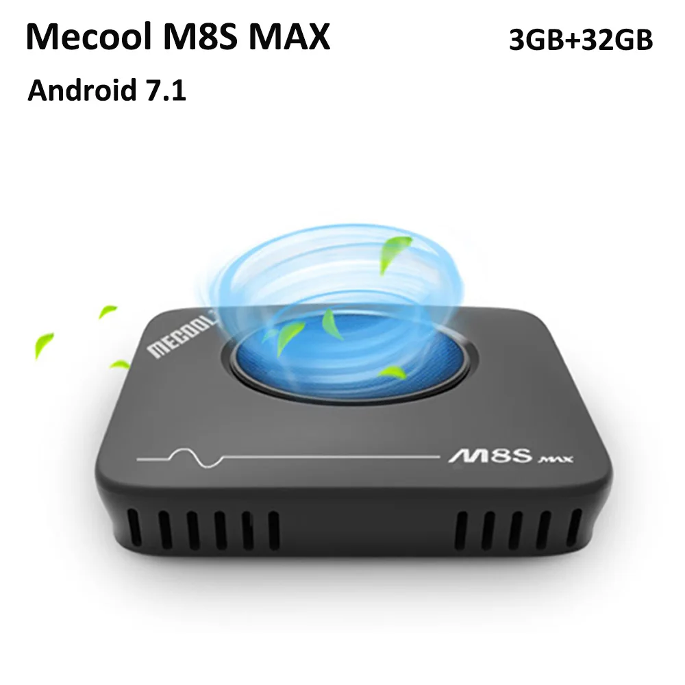 

Mecool M8S Amlogic S912 Android Tv Box 3GB DDR3 32GB 2.4G/5G WiFi Support IEEE 802.11 a/b/g/n/ac Blutooth4.1 LAN 10/100M Tv Box