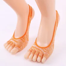 Невидимые носки для йоги с открытой спиной; женские мягкие хлопковые спортивные короткие носки; Летние впитывающие пот тапочки; женские носки; QZS024