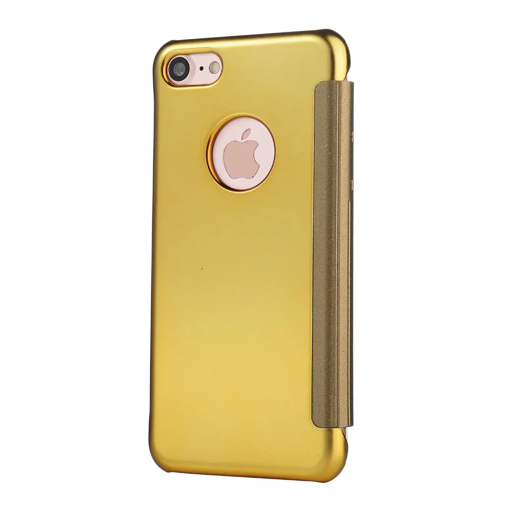 Роскошный флип-чехол для iphone 6 S, 6s, 7, 8 Plus, 5, 5S, SE, X, 6 Plus, 6s Plus, 7 Plus, 8 Plus, чехол из прозрачного поликарбоната, вид на окна, зеркальный чехол