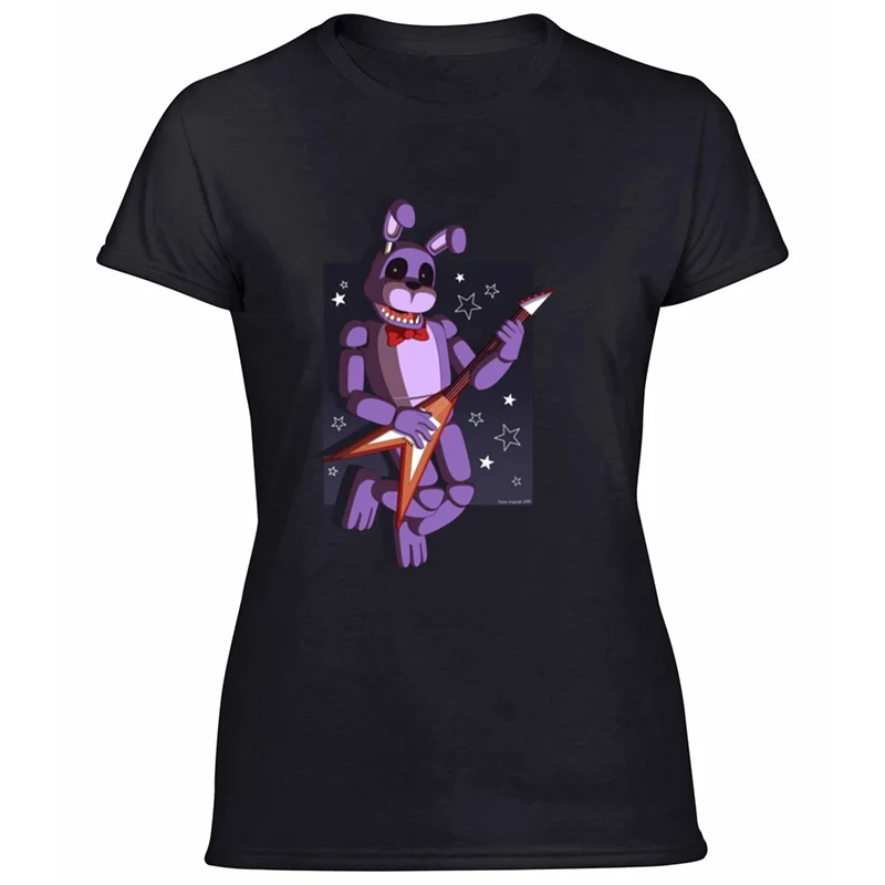 Забавные Fnaf Bonnie мужские футболки для фитнеса женские хлопок мужские и женские футболки хип-хоп Топ