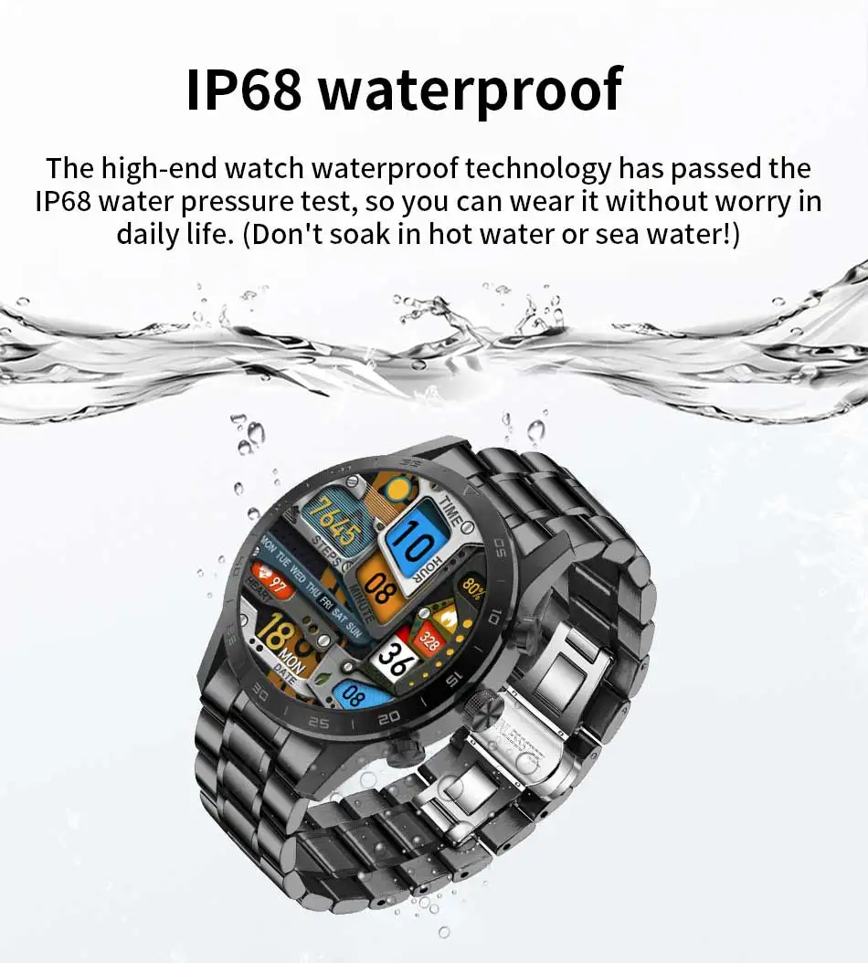 LIGE New Smart Watch Men Heart Rate Monitor ECG+PPG Men's Smartwatch Fitness Tracker Watch Dial Call Smartwatch for Xiaomi