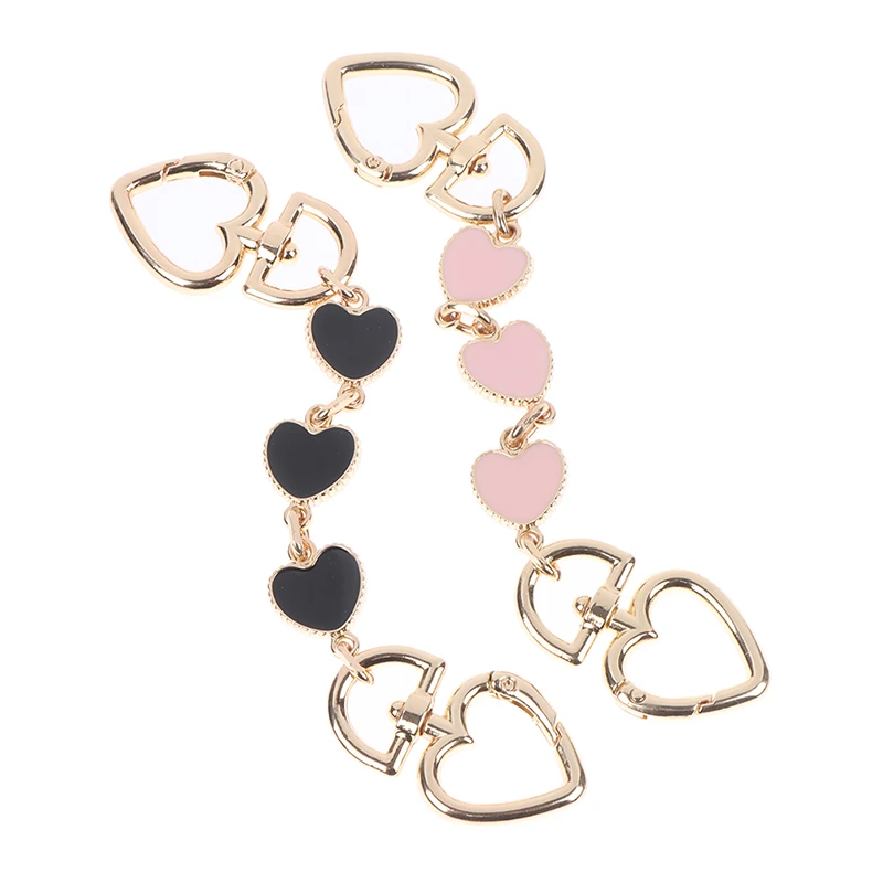 Bag Love Shape Extension Chain Golden Purse Chain Strap,purse Strap  Extender For Bag,chain Replacement Accessories For Bag - Temu