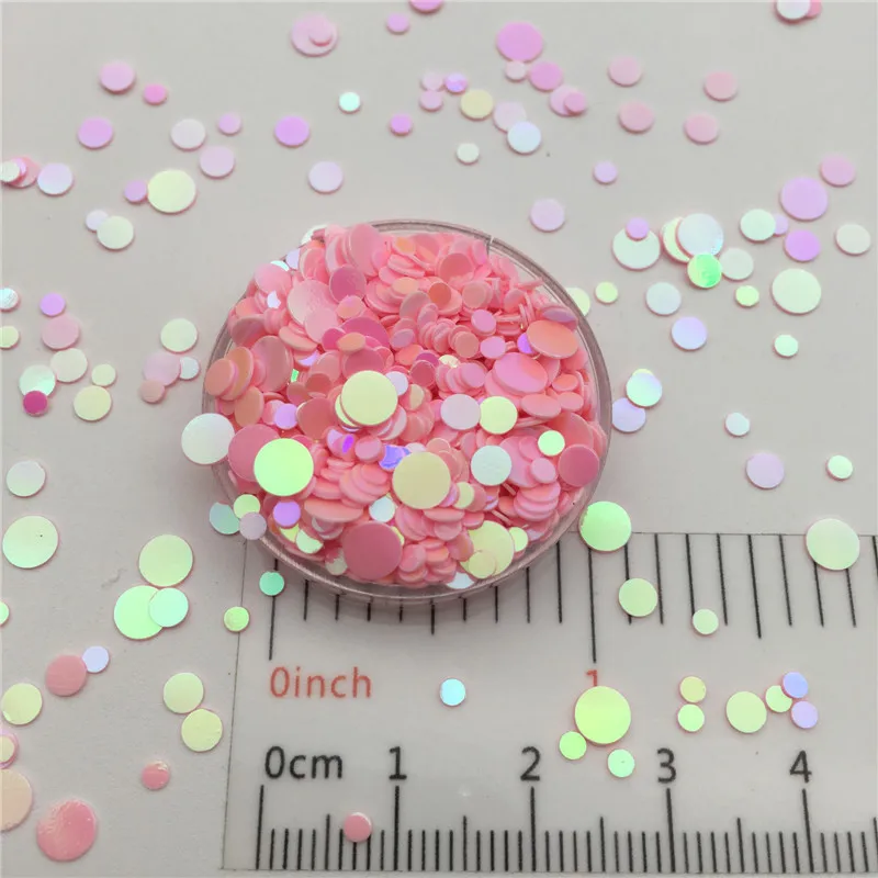 30g 2mm 3mm 4mm Dot Loose Sequins Glitter Paillettes For DIY Nail Craft,Craft Filler, Wedding Decoration confetti