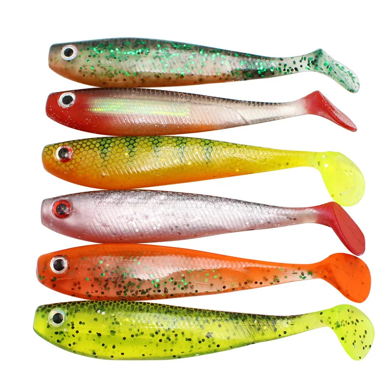 

6Colors Wobbler Bionic Bait Swim bait 11.5cm/12.7g Artificial Rainbow Frog Rubber Soft Bait Sea Fishing Lures Outdoor