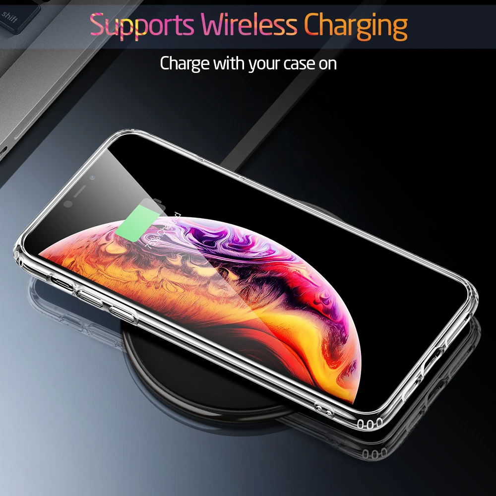 ESR Tempered Glass Case for iPhone 11 11Pro Max Shockproof Luxury Bumper Case for iPhone 11 Pro Max Mirror Cover Glass Cases