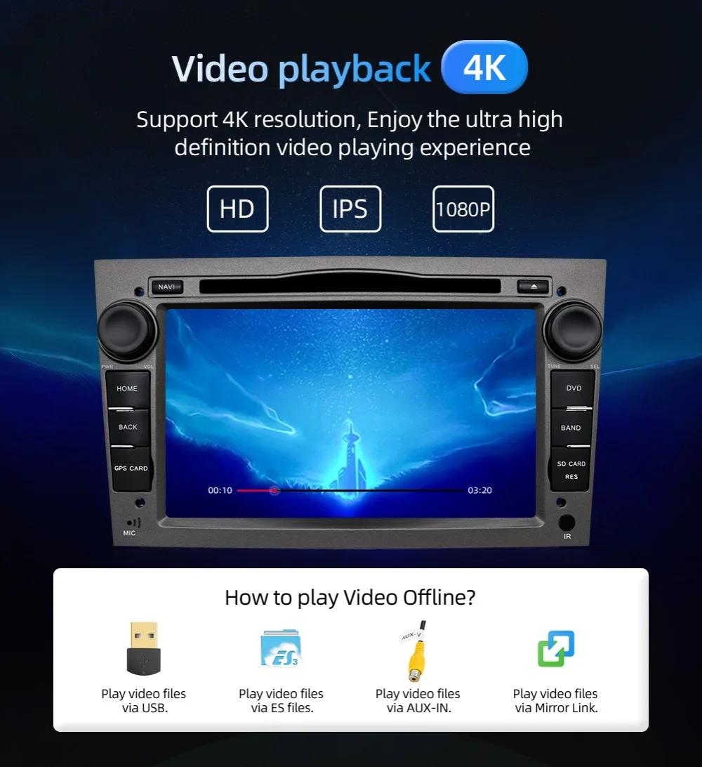 Bosion Android 9,0 2 DIN Автомобильный gps для opel Vauxhall Astra H G J Vectra Antara Zafira Corsa Vivaro Meriva Veda DVD плеер 4 Гб 64 ГБ