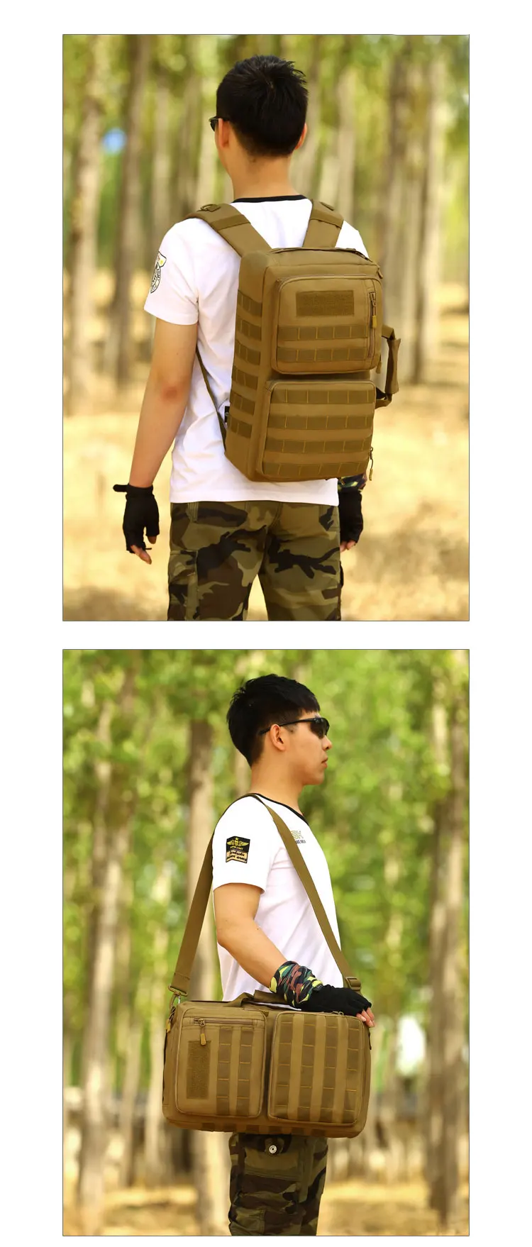 Камуфляжный Военный Тактический Рюкзак Molle, штурмовая сумка, армейский рюкзак для альпинизма, для ноутбука, для спорта на открытом воздухе, путешествий, кемпинга, походов, трекинга