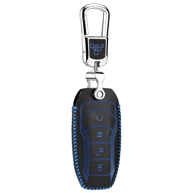 Luckeasy для byd tang DM ключи сумка/чехол кошелек держатель ключ крышка key2y - Название цвета: blue 1