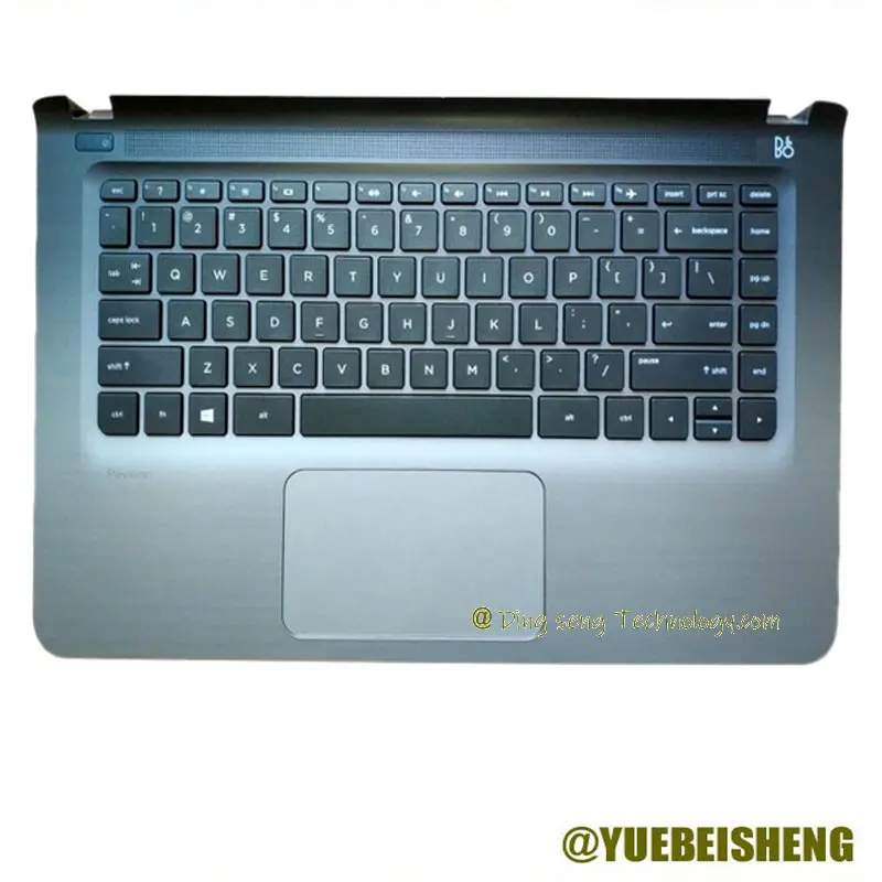

YUEBEISHENG New/org FOR HP Pavilion 14-AB 14T-AB 14Z-AB Palmrest US Keyboard Upper cover Touchpad 806756-001 No Backligt