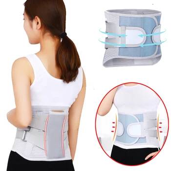 

Adjustable Double Pull Belts Orthotics Belts Posture Corrector Brace Lower Back Lumbar Support Belt Corset Plus Size For Health